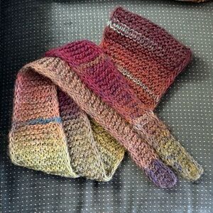 Multicolor Knit Scarf